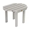 The Company Store Garden Side Table In Light Gray