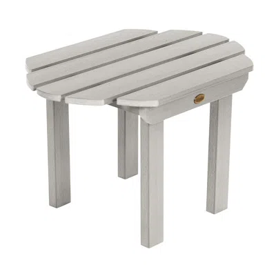 The Company Store Garden Side Table In Light Gray