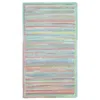 The Company Store Garden Stripe Reversible Braided Cotton Rug