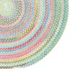 The Company Store Garden Stripe Reversible Braided Cotton Rug