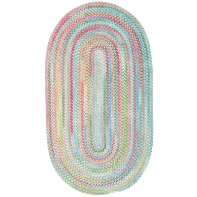 The Company Store Garden Stripe Reversible Braided Cotton Rug