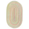 The Company Store Garden Stripe Reversible Braided Cotton Rug, Size 7 X 9oval |