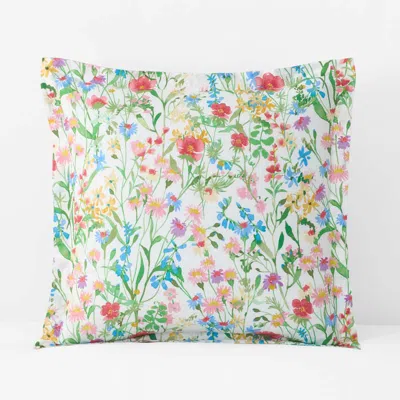 The Company Store Garden Symphony Classic Cool Cotton Percale Sham In Multi