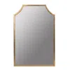 The Company Store Gilded Arched Frame Wall Mirror In Yellow