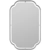 The Company Store Gilded Floating Frame Wall Mirror In Gray