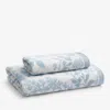 The Company Store Ginkgo And Wildflower Jacquard Bath Towel