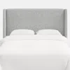 The Company Store Gramercy Linen Headboard In Gray