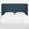 The Company Store Gramercy Linen Headboard In Navy