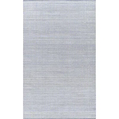 The Company Store Handwoven Mini Checkered Performance Rug In Pink