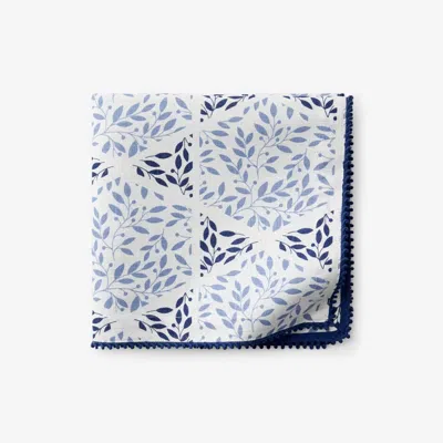The Company Store Hanukkah Napkins, Set Of 4 In Blue