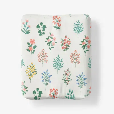 The Company Store Hawthorne Classic Cool Percale Fitted Bed Sheet In Multi