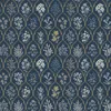 The Company Store Hawthorne Traditional Wallpaper In Blue/yellow