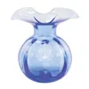 The Company Store Hibiscus Glass Bud & Fluted Vases In Blue