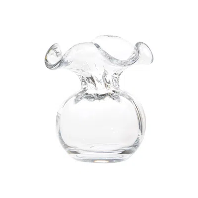The Company Store Hibiscus Glass Bud & Fluted Vases In Clear