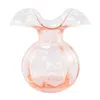 The Company Store Hibiscus Glass Bud & Fluted Vases In Pink