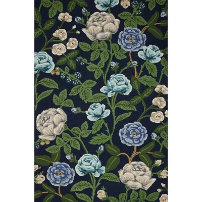 The Company Store Highgrove Wool Rug In Navy