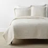 The Company Store Hillcrest Cotton Matelassé Coverlet In Ivory
