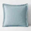 The Company Store Hillcrest Cotton Matelassé Sham In Blue