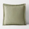 The Company Store Hillcrest Cotton Matelassé Sham In Green