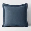 The Company Store Hillcrest Cotton Matelassé Sham In Steel Blue