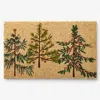 The Company Store Holiday Coir Door Mat In Multi