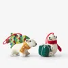 The Company Store Holiday Felt Ornaments, Set Of 2 In Multi