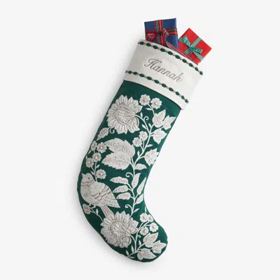 The Company Store Holiday Stocking In Green