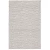 The Company Store Honeycomb Handwoven Wool Rug In Gray/ivory
