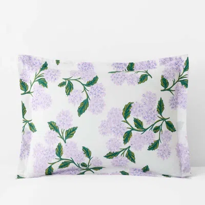 The Company Store Hydrangea Classic Cool Cotton Percale Sham In Multi