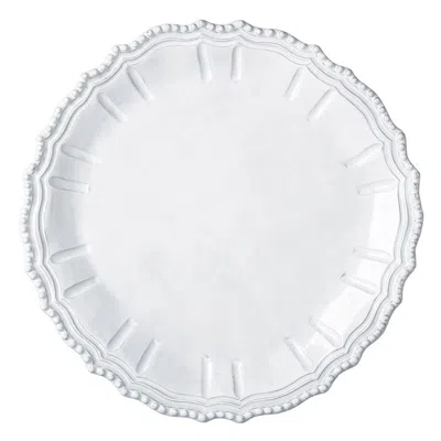 The Company Store Incanto Baroque Round Platter In White
