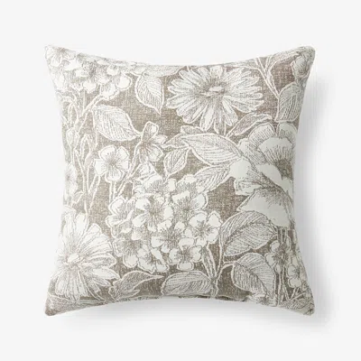 The Company Store Indoor/outdoor Toss Pillow In Beige