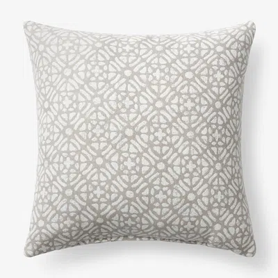 The Company Store Indoor/outdoor Toss Pillow In Beige