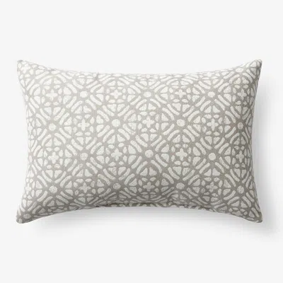 The Company Store Indoor/outdoor Toss Pillow In Beige