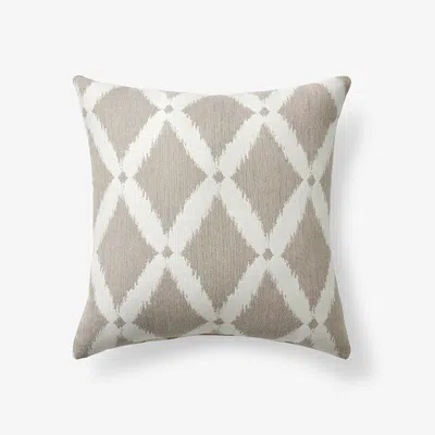 The Company Store Indoor/outdoor Toss Pillow In Beige