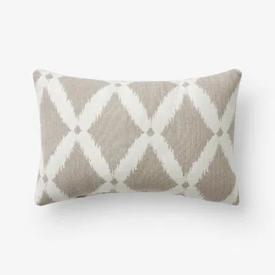 The Company Store Indoor/outdoor Toss Pillow In Beige