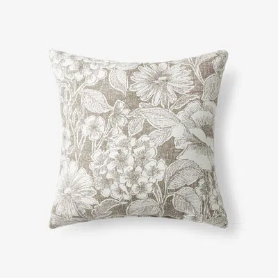 The Company Store Indoor/outdoor Toss Pillow In Beige