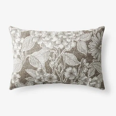 The Company Store Indoor/outdoor Toss Pillow In Beige