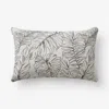 The Company Store Indoor/outdoor Toss Pillow In Beige/black