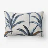 The Company Store Indoor/outdoor Toss Pillow In Blue
