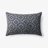 The Company Store Indoor/outdoor Toss Pillow In Blue