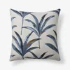 The Company Store Indoor/outdoor Toss Pillow In Blue