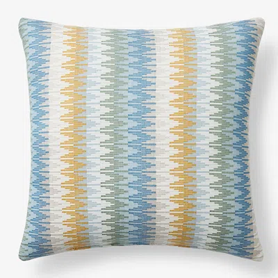 The Company Store Indoor/outdoor Toss Pillow In Blue/green/yellow