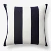 The Company Store Indoor/outdoor Toss Pillow In Blue/white