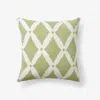 The Company Store Indoor/outdoor Toss Pillow In Green