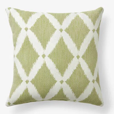 The Company Store Indoor/outdoor Toss Pillow In Green