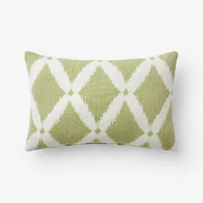 The Company Store Indoor/outdoor Toss Pillow In Green