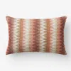 The Company Store Indoor/outdoor Toss Pillow In Orange/coral/red
