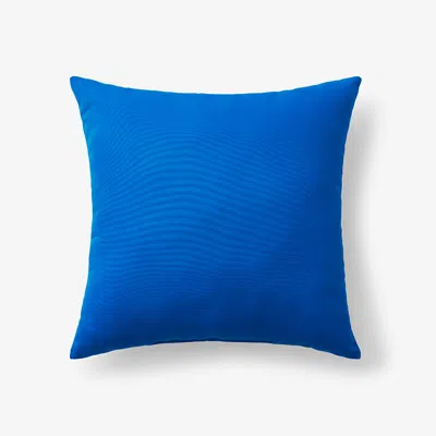 The Company Store Indoor/outdoor Toss Pillow In Pacific Blue