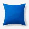 The Company Store Indoor/outdoor Toss Pillow In Pacific Blue