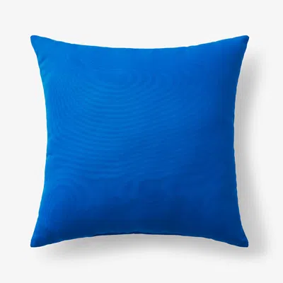 The Company Store Indoor/outdoor Toss Pillow In Pacific Blue